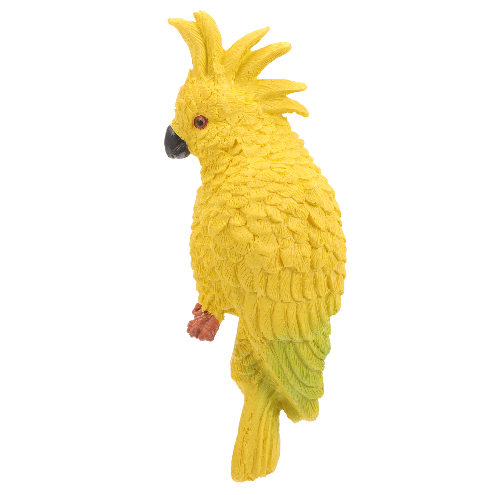 Aquarium Fish Parrot - 水槽用インコのオーナメント、樹脂製水槽壁掛け装飾、鮮やかな小鳥の置物、水槽の縁飾りやミニガーデンに最適