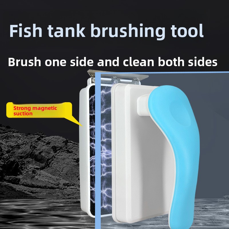 Algae Scraper Blade - 水族館ガラス水槽藻スクレーパークリーナー強力な磁気フローティングクリーンブラシ水槽スクレーパーウィンドウクリーナーツール