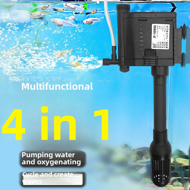 Aquarium Fish Drawing - 工場卸売多機能超静音水槽フィルターポンプ、魚タンク水循環ポンプ、酸素曝気機能付き
