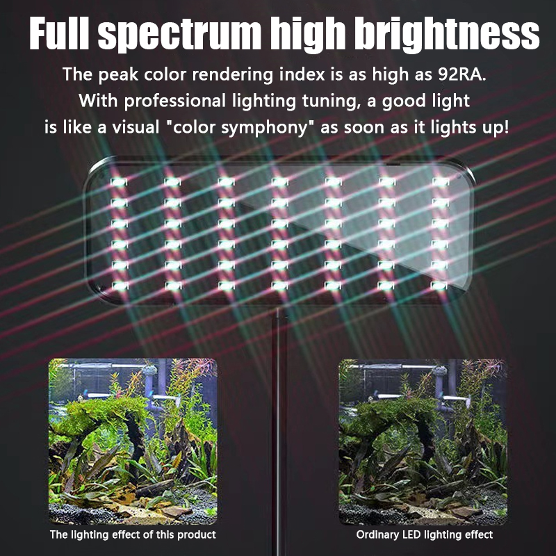 13 ワット LED ランプ水族館装飾水生植物ライト高輝度水 - Aquarium Fish Enrichment のレビューと価格