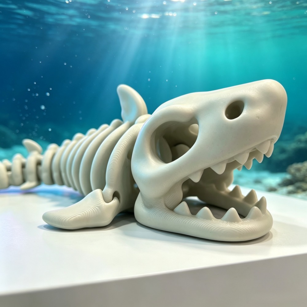 サメの骨格水槽装飾品、可動式オーナメント、爬虫類、魚タンクの - Aquarium Fish Enrichment のレビューと価格