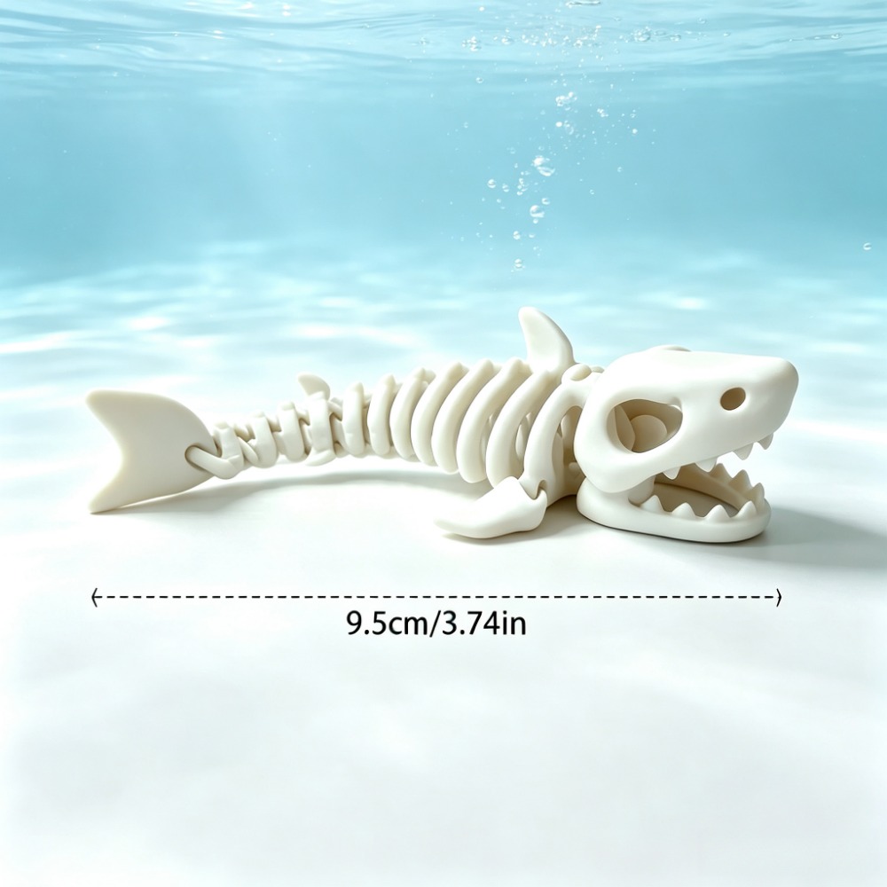 サメの骨格水槽装飾品、可動式オーナメント、爬虫類、魚タンクの - Aquarium Fish Enrichment のレビューと価格