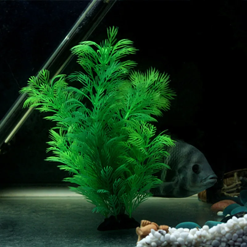 人工水族館の装飾植物水中水草水生プラスチック植物水槽水族館の - Aquarium Fish Enrichment のレビューと価格