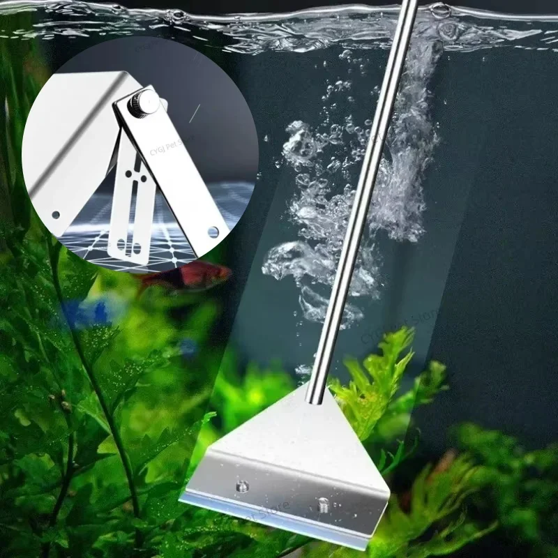 水槽クリーニングツールフラット砂藻類除去デュアルユースガラス - Algae Scraper Blade のレビューと価格