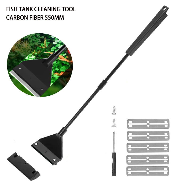 水槽清掃ツール 魚タンク用平型砂藻除去ツール 二役ガラス藻除 - Algae Scraper Blade のレビューと価格