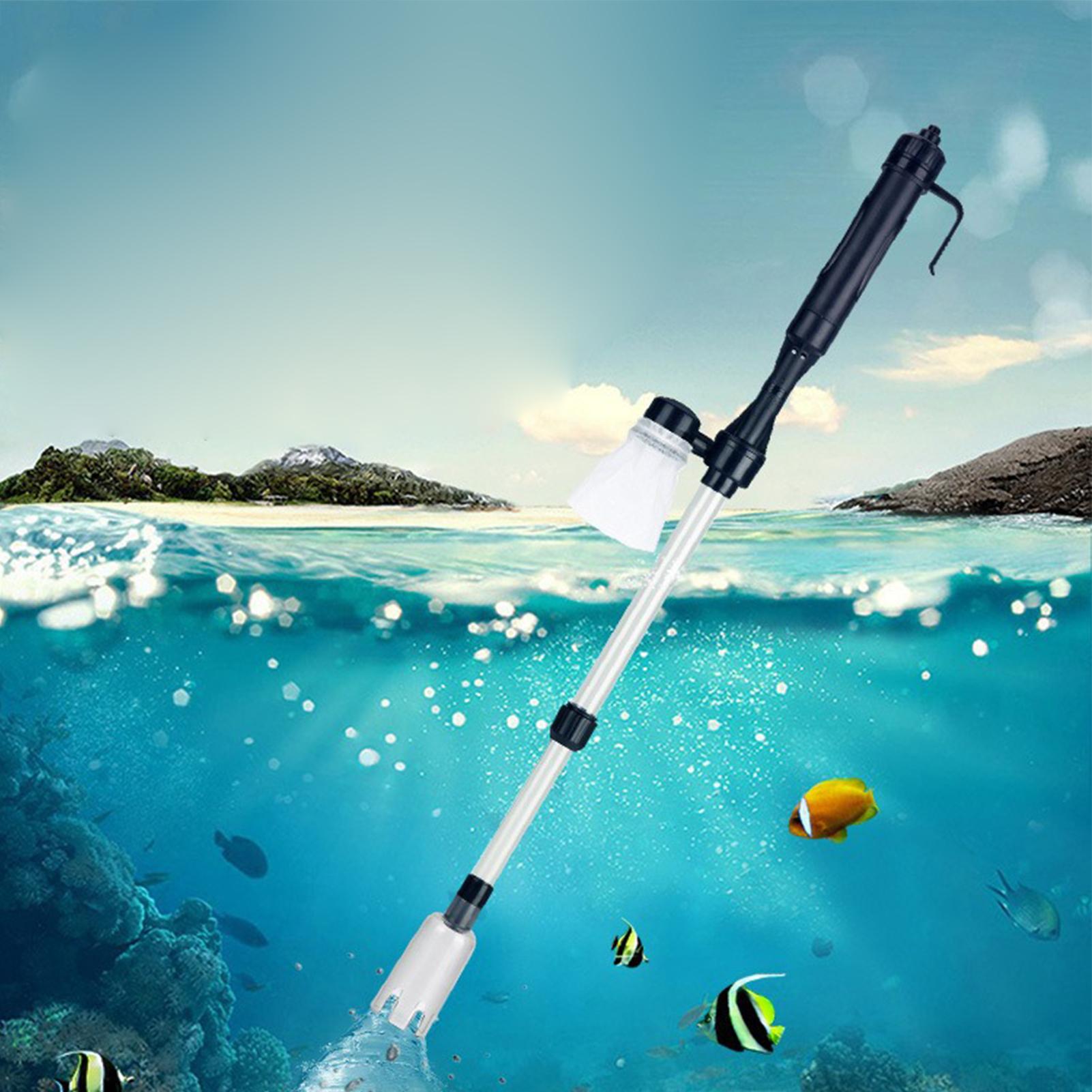 3 in 1水槽用バキューム砂利クリーナー、水換え機能付き水 - Aquarium Fish Waste Collector のレビューと価格