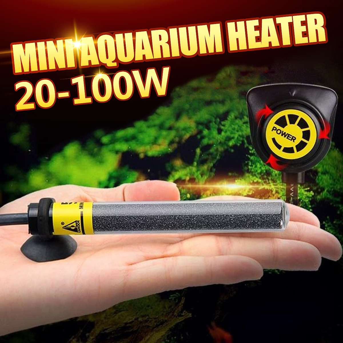 ミニ水族館ヒーター水中水槽水ヒーター恒温ヒーターロッド20ワ - Aquarium Fish Uk のレビューと価格