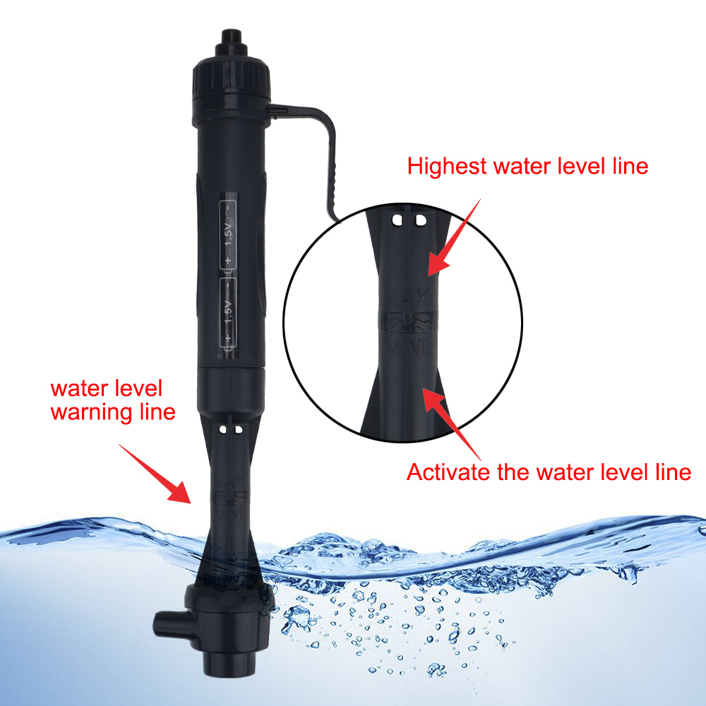 電動水交換ポンプ砂利クリーナーツール水族館の水槽パイプ真空水 - Aquarium Fish Waste Collector のレビューと価格