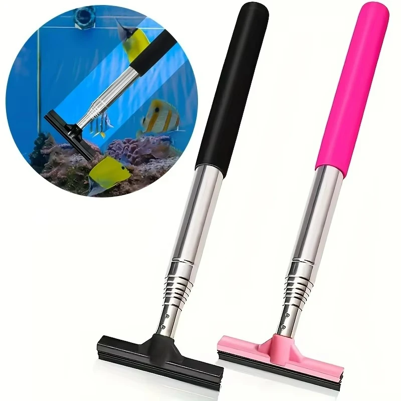 伸縮式水族館スクレーパーブラシ、水族館の掃除用多目的ツール、 - Algae Scraper Blade のレビューと価格