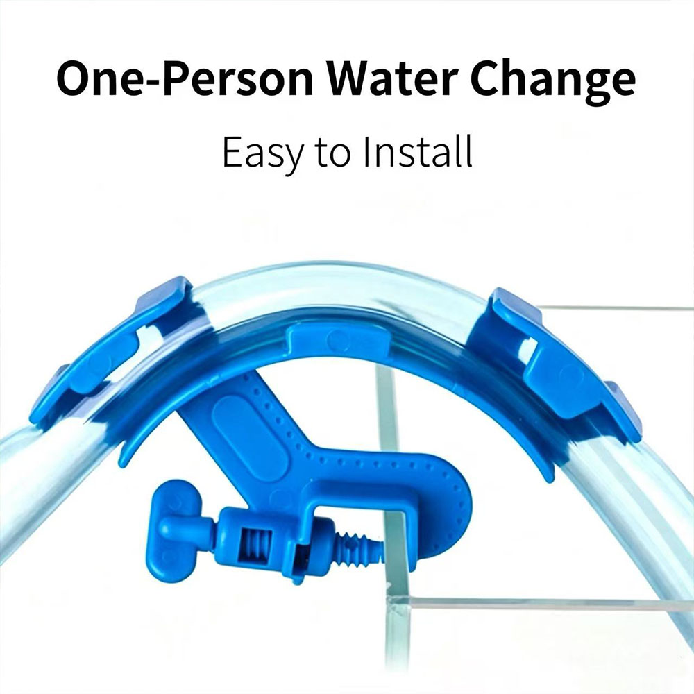 水槽砂利クリーナー サイフォン式水換え器 流量制御バルブ 強 - Aquarium Fish Waste Collector のレビューと価格