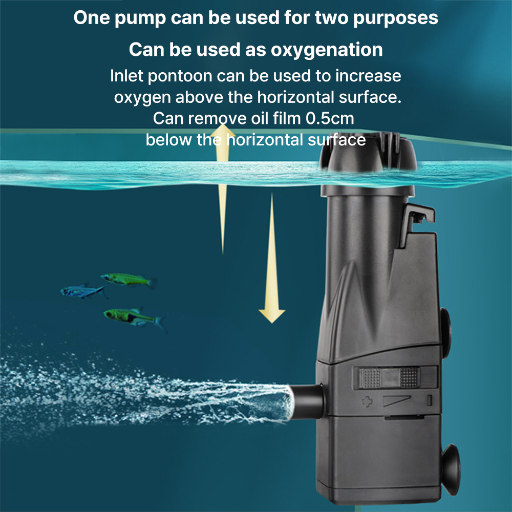 新型水槽表面油スキマーフィルター ミニ静音自動油膜除去ツール - Aquarium Fish Waste Collector のレビューと価格