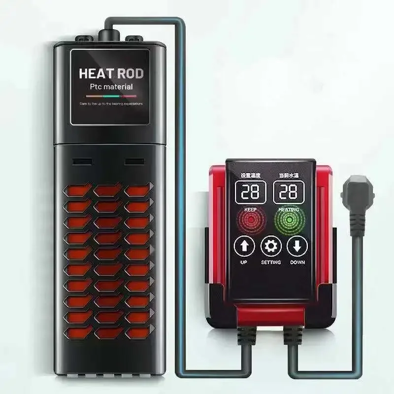 1000W 水槽用水中ヒーター 魚タンク用 LCDディスプレ - Aquarium Fish Uk のレビューと価格