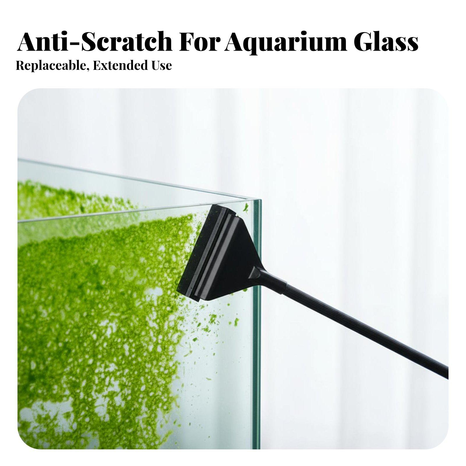 水槽用藻類スクレーパー、アルミ製ハンドルと交換可能なブレード - Algae Scraper Blade のレビューと価格
